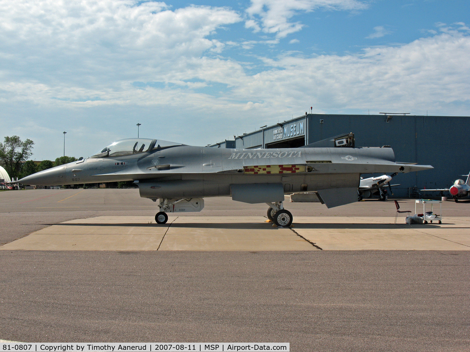 81-0807, General Dynamics F-16A/ADF Fighting Falcon C/N 61-488, General Dynamics F-16A Fighting Falcon Block 15H