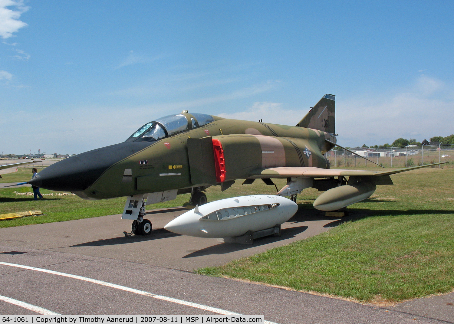 64-1061, 1964 McDonnell RF-4C Phantom II C/N 1017, McDonnell RF-4C-22-MC Phantom II.  Minnesota Air National Guard Museum