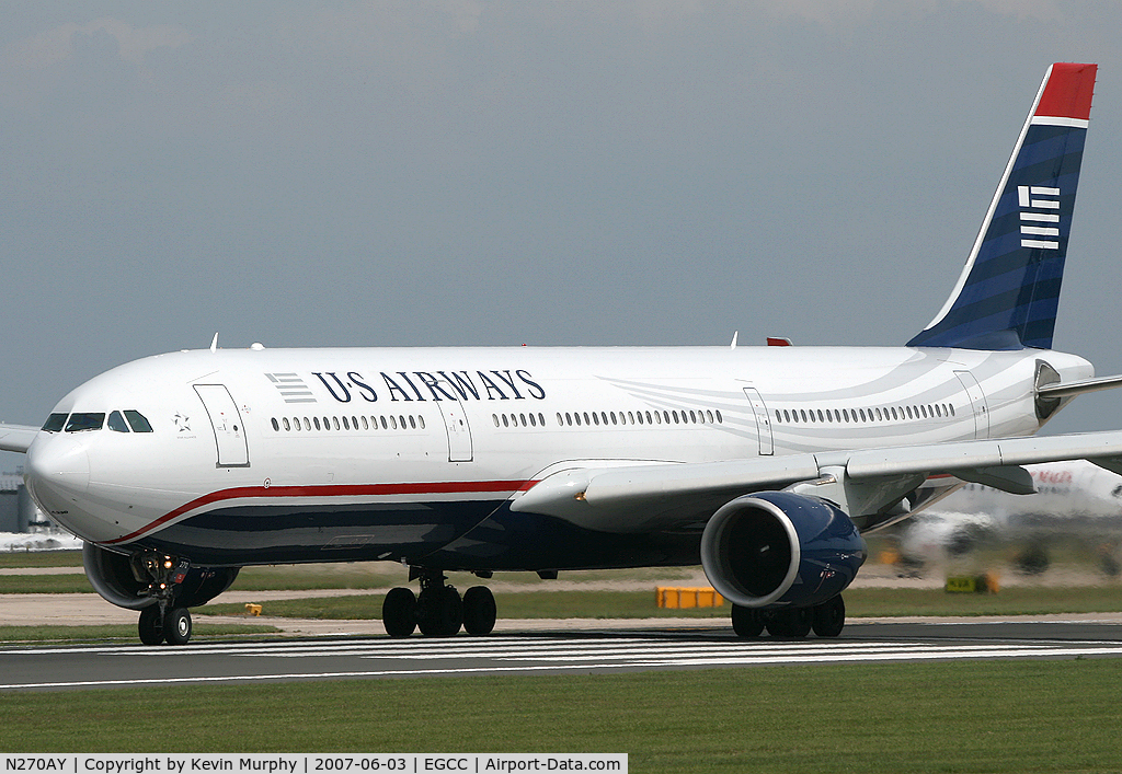 N270AY, 2000 Airbus A330-323 C/N 315, US Air in new livery.........great