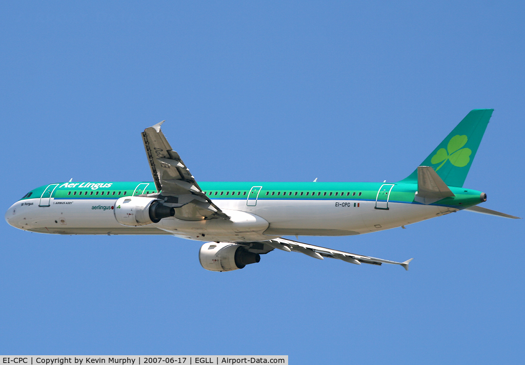 EI-CPC, 1998 Airbus A321-211 C/N 0815, Irish 321