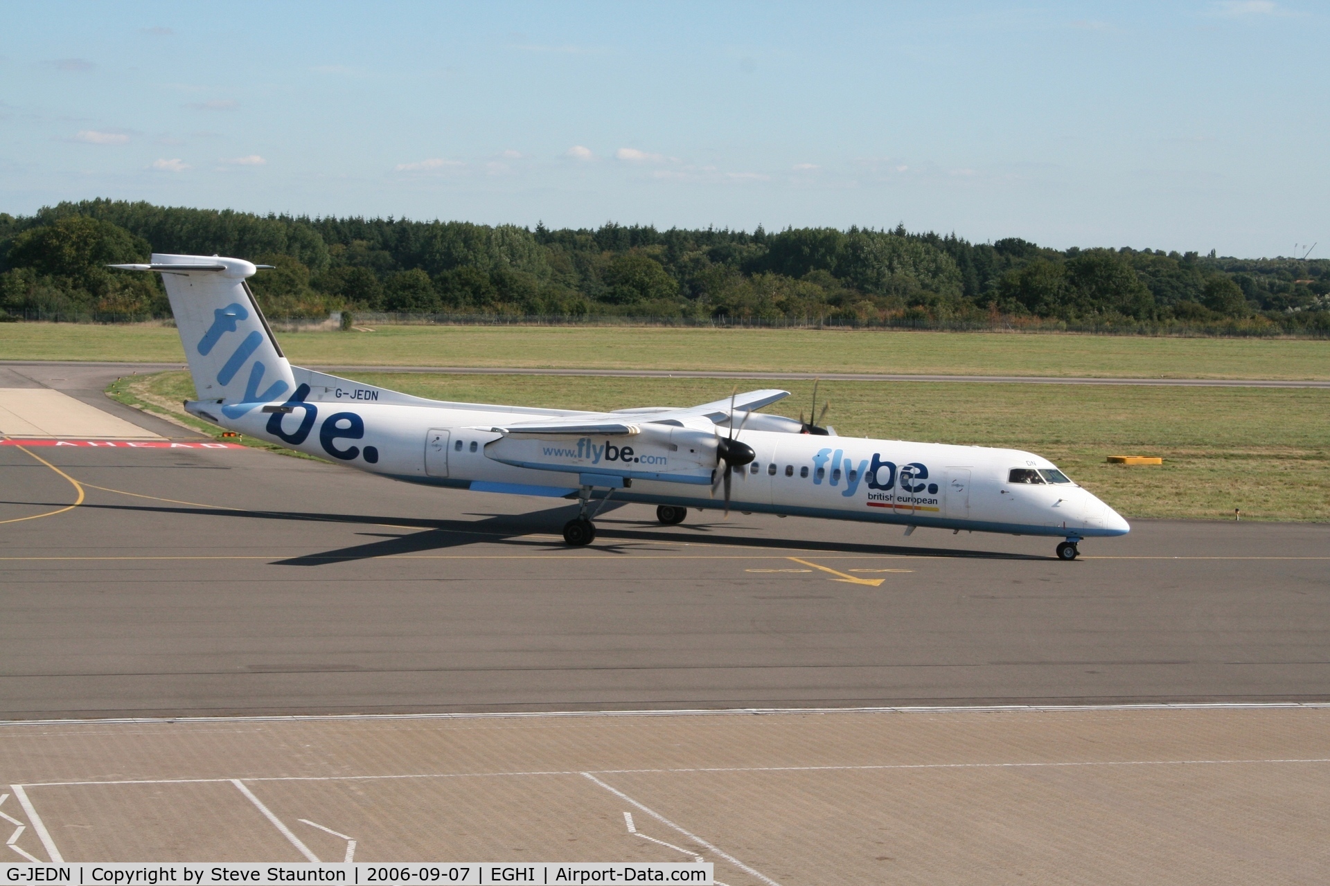 G-JEDN, 2003 De Havilland Canada DHC-8-402Q Dash 8 C/N 4078, Taken at Southampton September 2006