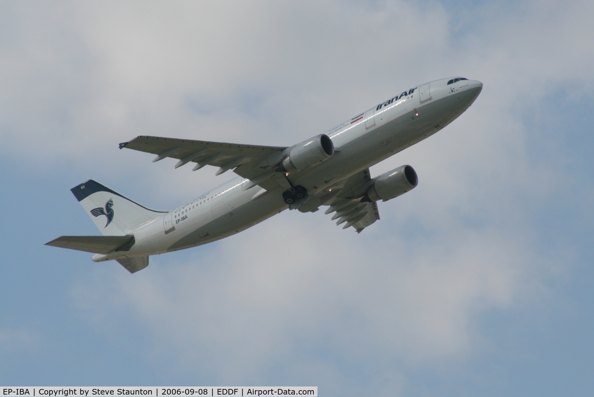 EP-IBA, 1993 Airbus A300B4-605R C/N 723, Taken at Frankfurt September 2006