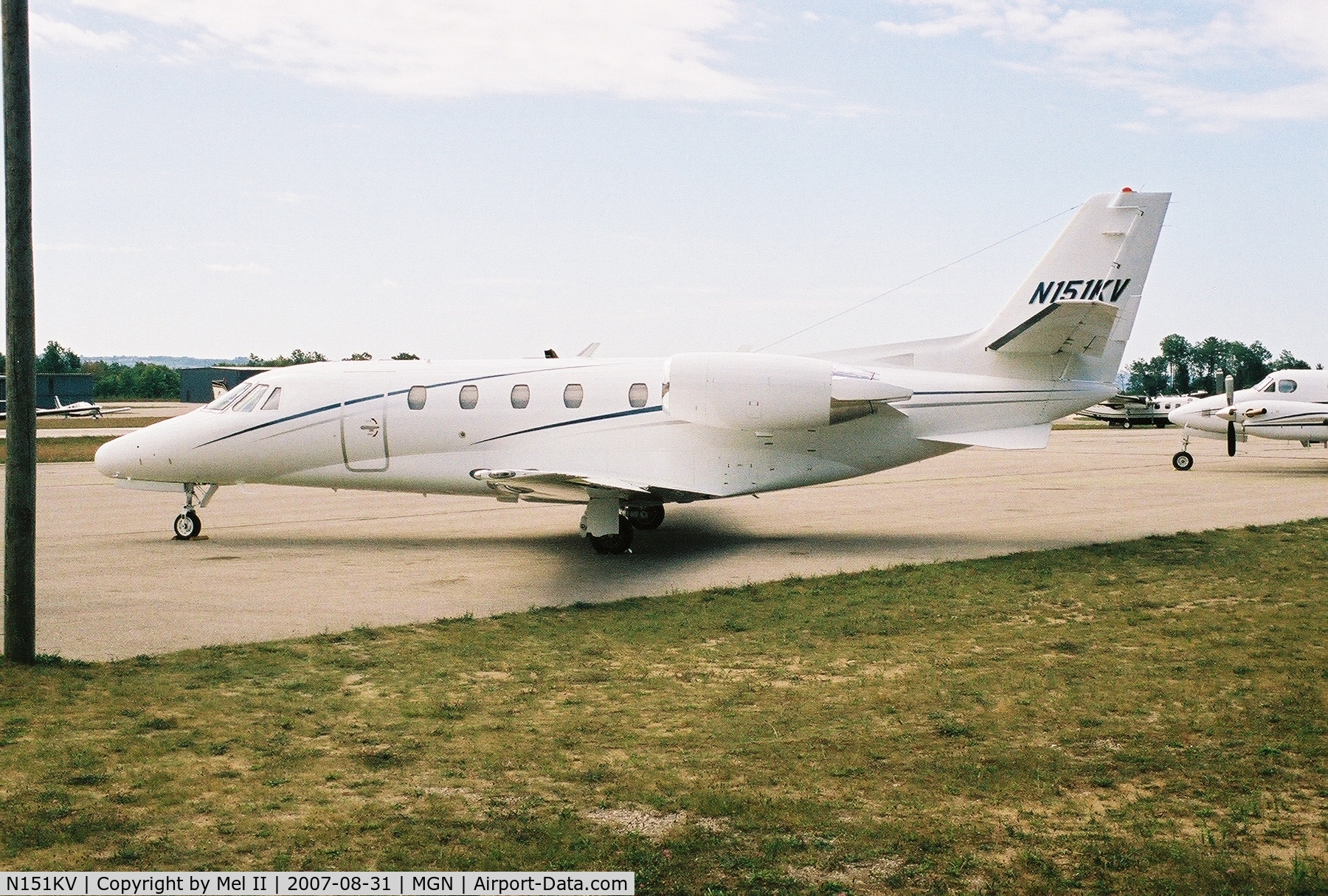 N151KV, 2003 Cessna 560XL Citation Excel C/N 560-5320, Parked @ Harbor Springs Airport (MGN)