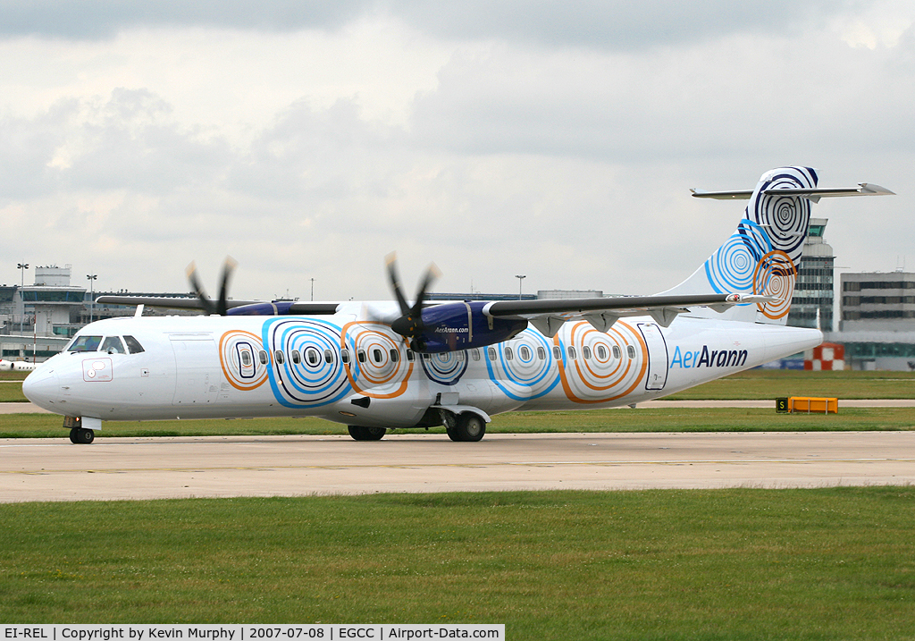 EI-REL, 2007 ATR 72-212A C/N 748, Aer Arran's latest ATR