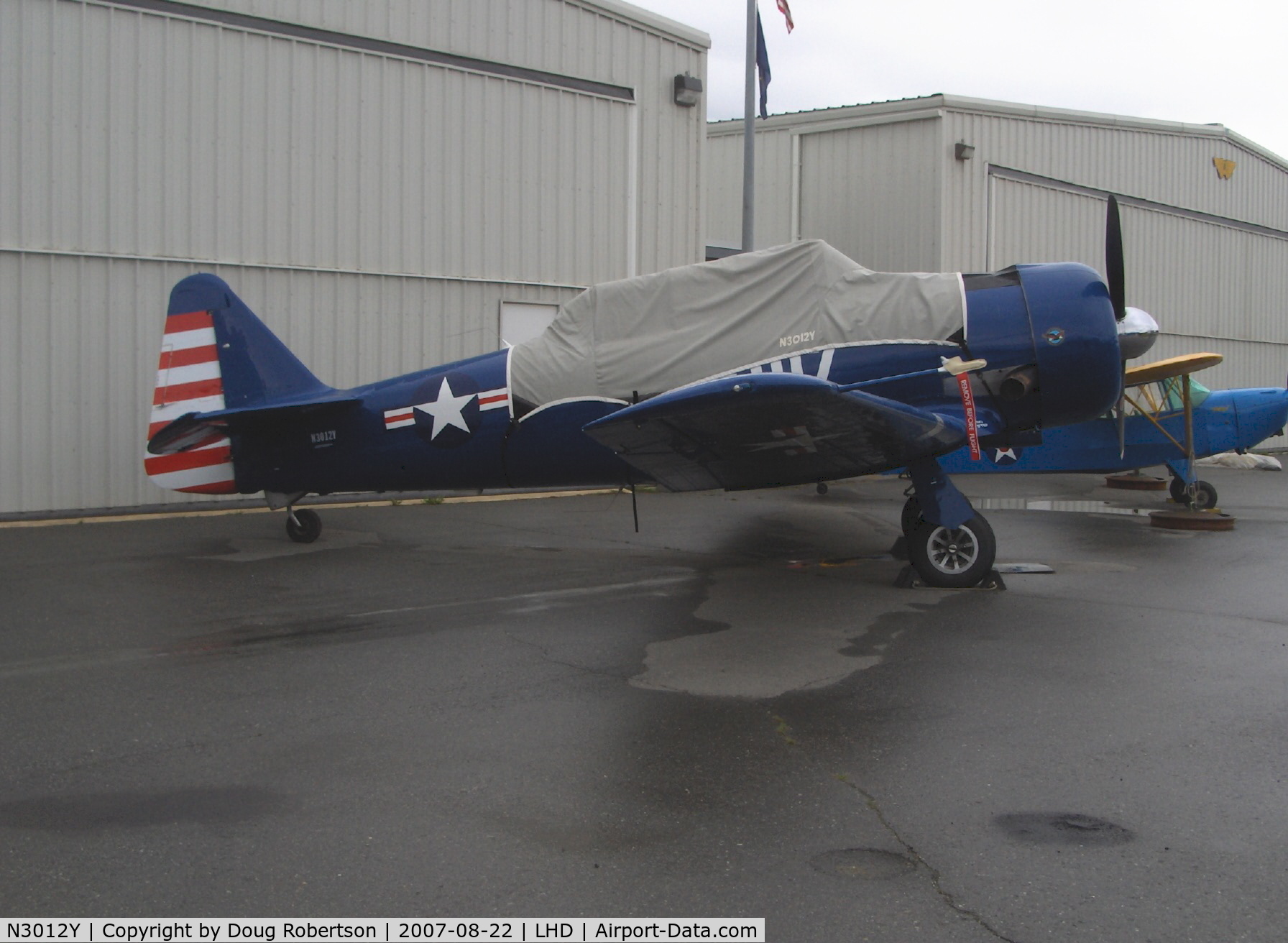 N3012Y, 1943 North American AT-6 C/N 412223, 1943 North American AT-6 TEXAN, P&W R-1340 600 Hp, at Alaska Aviation Heritage Museum