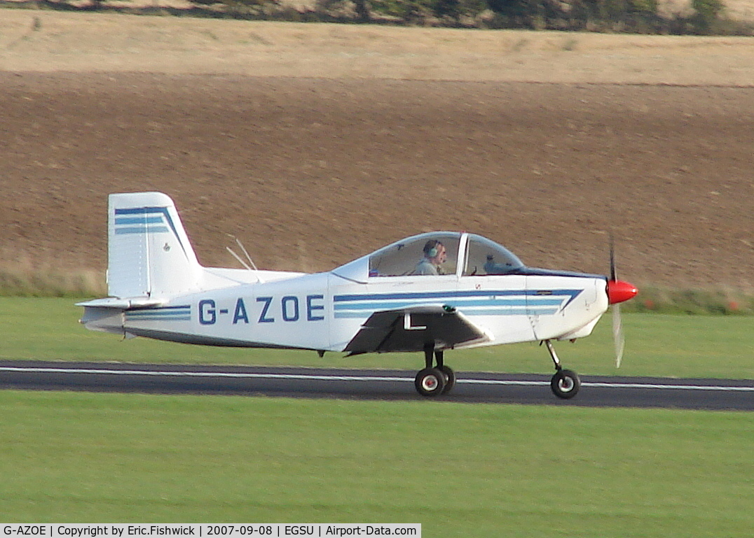 G-AZOE, 1969 Victa Airtourer 115 C/N 528, 2. G-AZOE at Duxford September Airshow