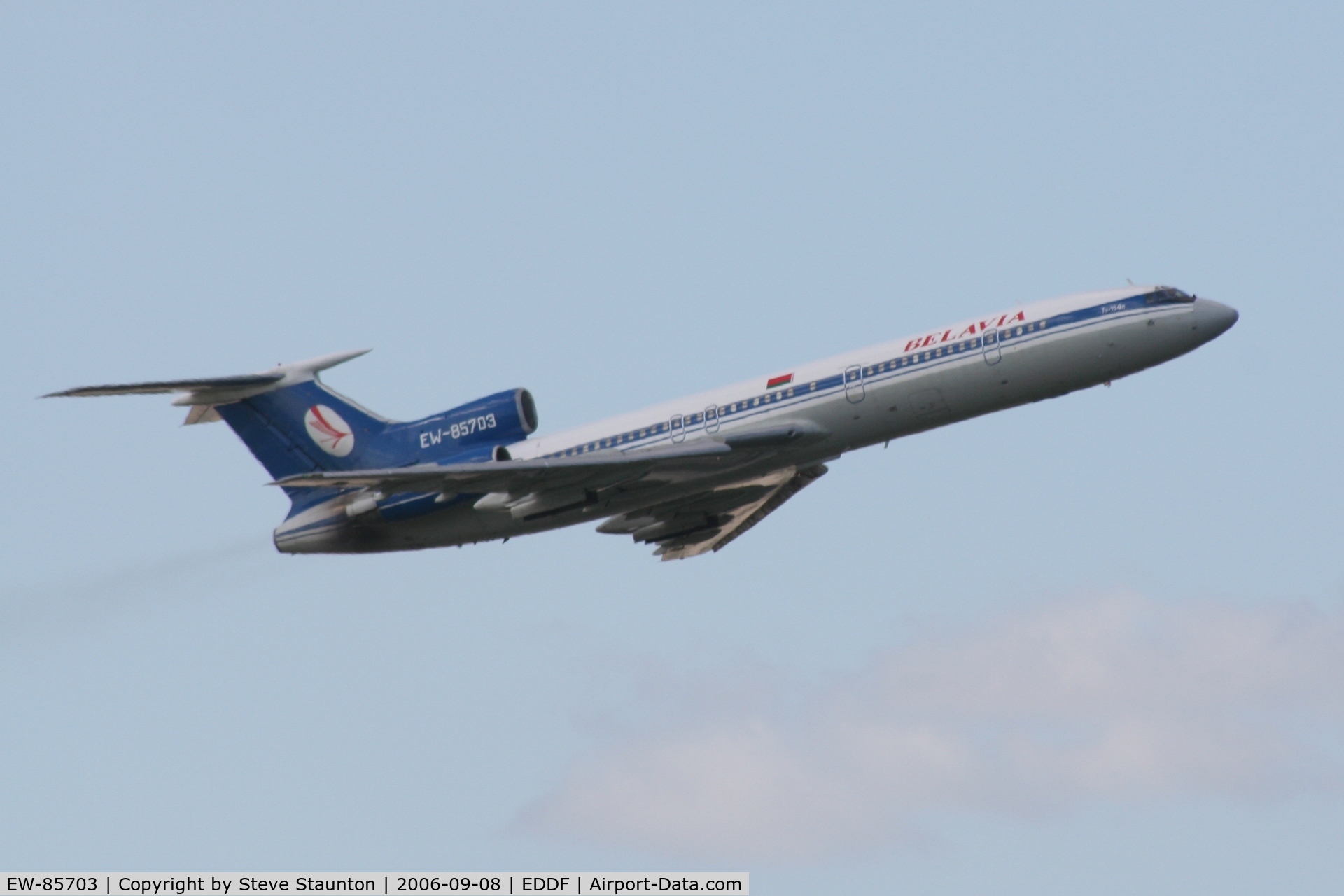 EW-85703, 1991 Tupolev Tu-154M C/N 91A878, Taken at Frankfurt September 2006