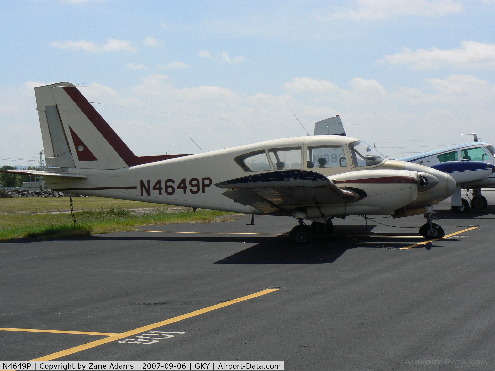 N4649P, 1960 Piper PA-23-250 Aztec C/N 27-171, This airplane has not moved in several years