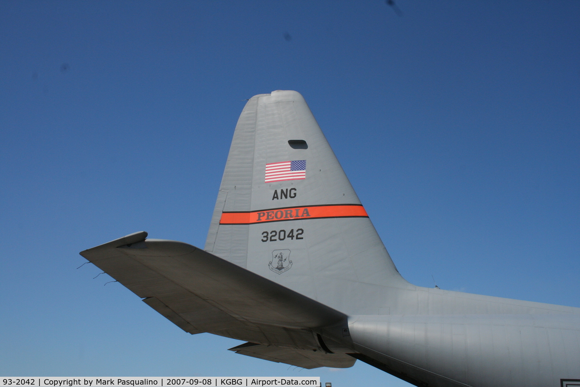 93-2042, 1993 Lockheed C-130H Hercules C/N 382-5371, Lockheed C-130H