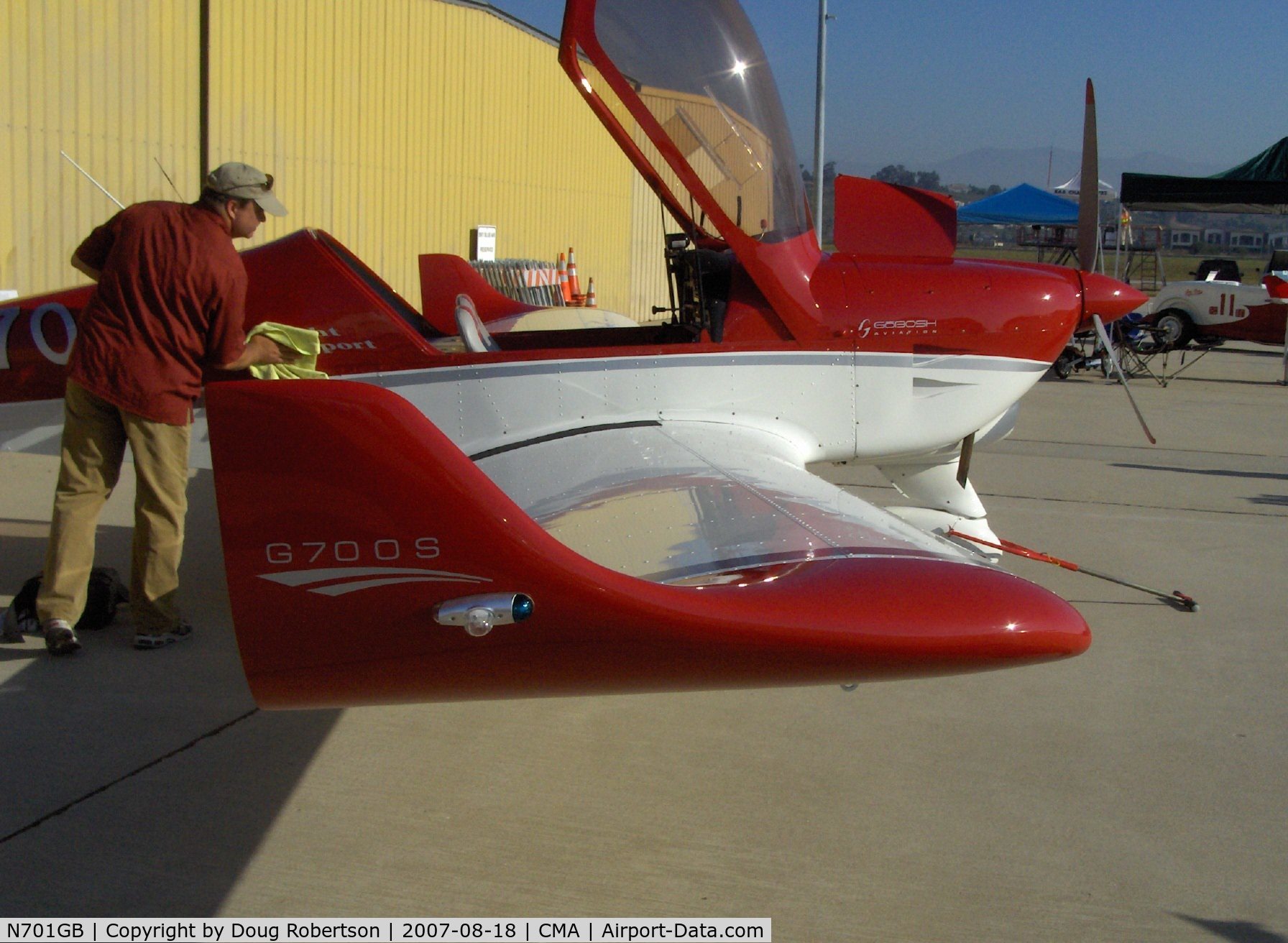N701GB, 2007 Aero AT-4 LSA C/N AT4-001, 2007 Aero Sp Z O O AT-4 G700S, Rotax 912 ULS 100 Hp, winglet, wing is anodized aluminum skin