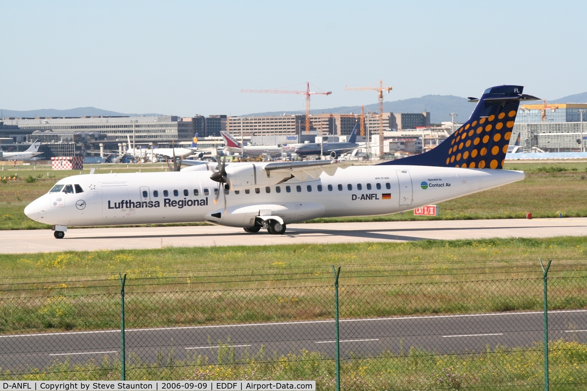 D-ANFL, 2001 ATR 72-212A C/N 668, Taken at Frankfurt September 2006