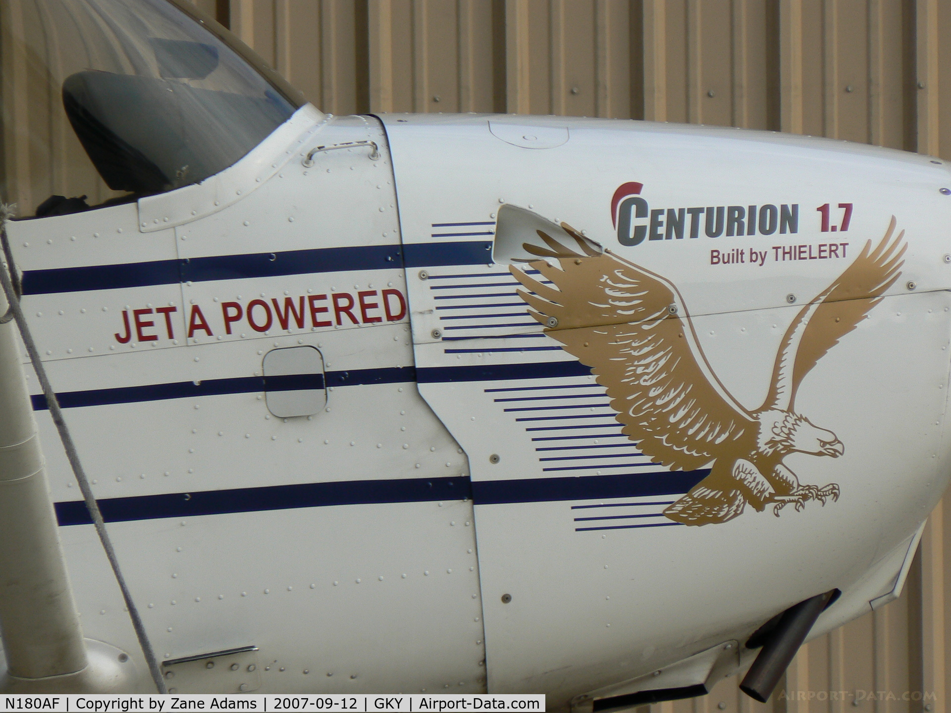 N180AF, 2003 Cessna 172R C/N 17281180, Thielert Centurion kerosene piston engine (Jet A)