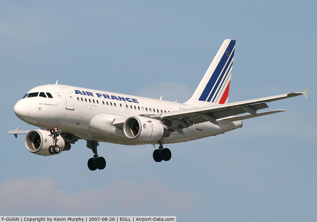 F-GUGN, 2006 Airbus A318-111 C/N 2918, Air France 318
