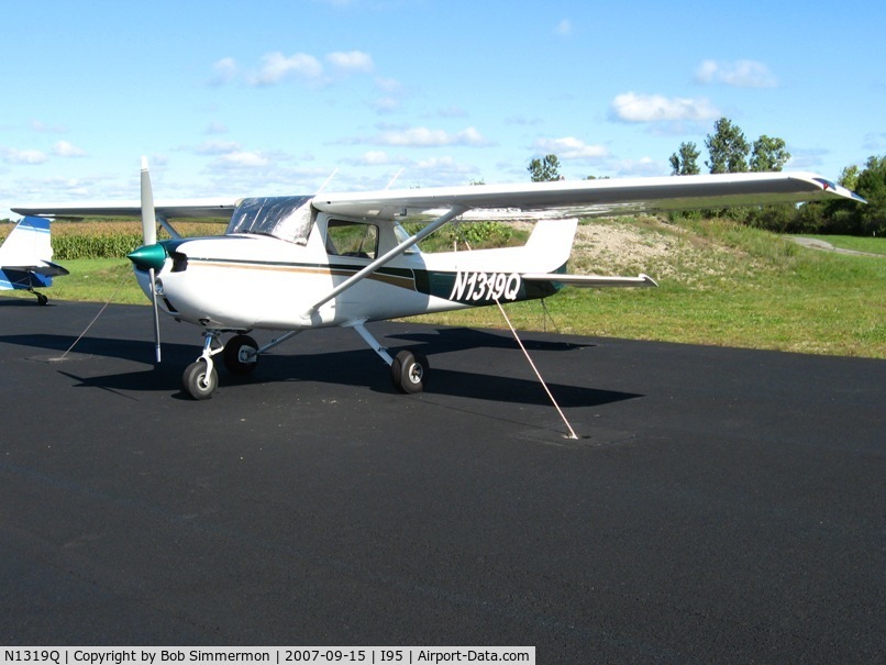 N1319Q, 1971 Cessna 150L C/N 15072619, Jake's ride on the ramp in Kenton, OH