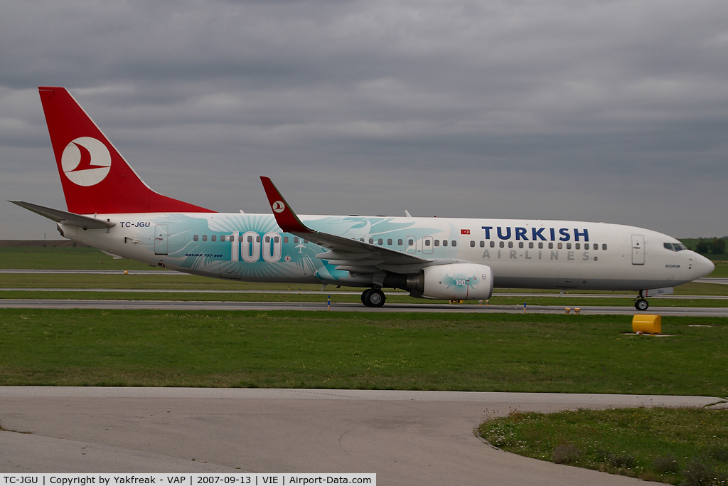 TC-JGU, 2006 Boeing 737-8F2 C/N 34418, Turkish Airlines Boeing 737-800