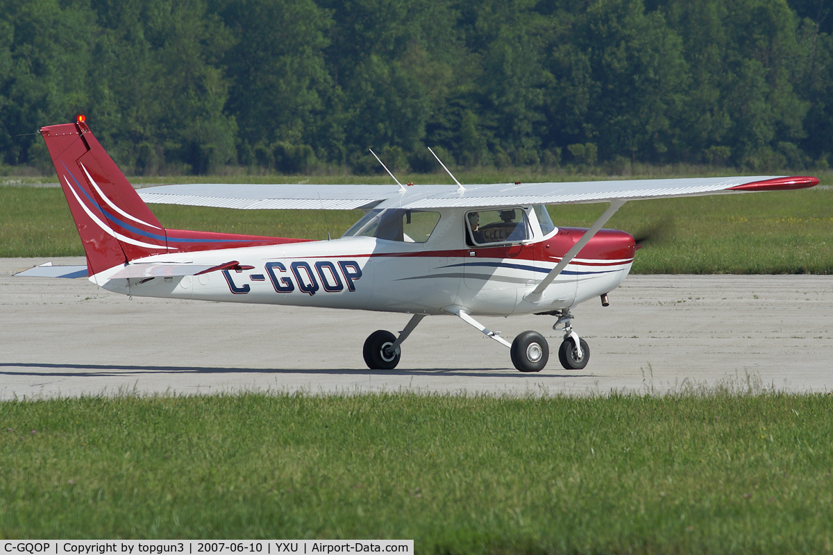 C-GQOP, 1979 Cessna 152 C/N 15283484, On Ramp 2 ready for departure.