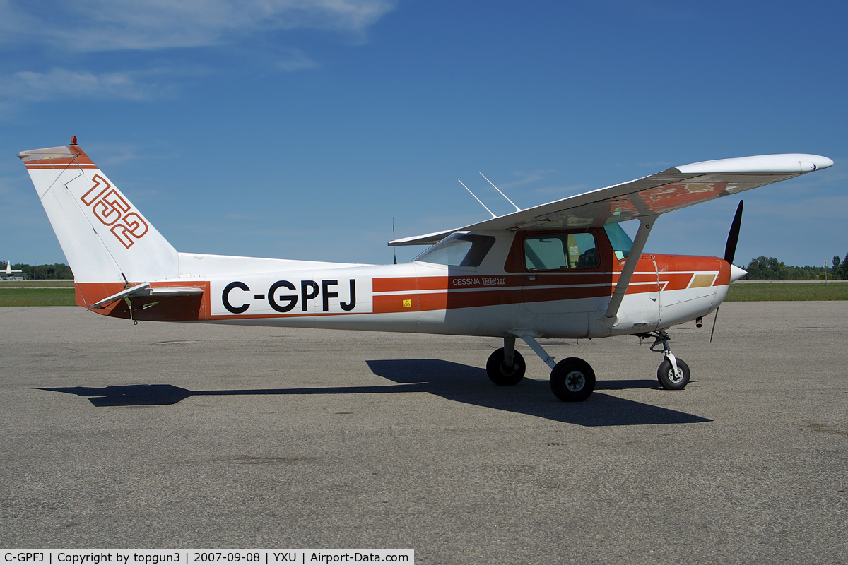 C-GPFJ, 1978 Cessna 152 C/N 15281757, Parked at Ramp III