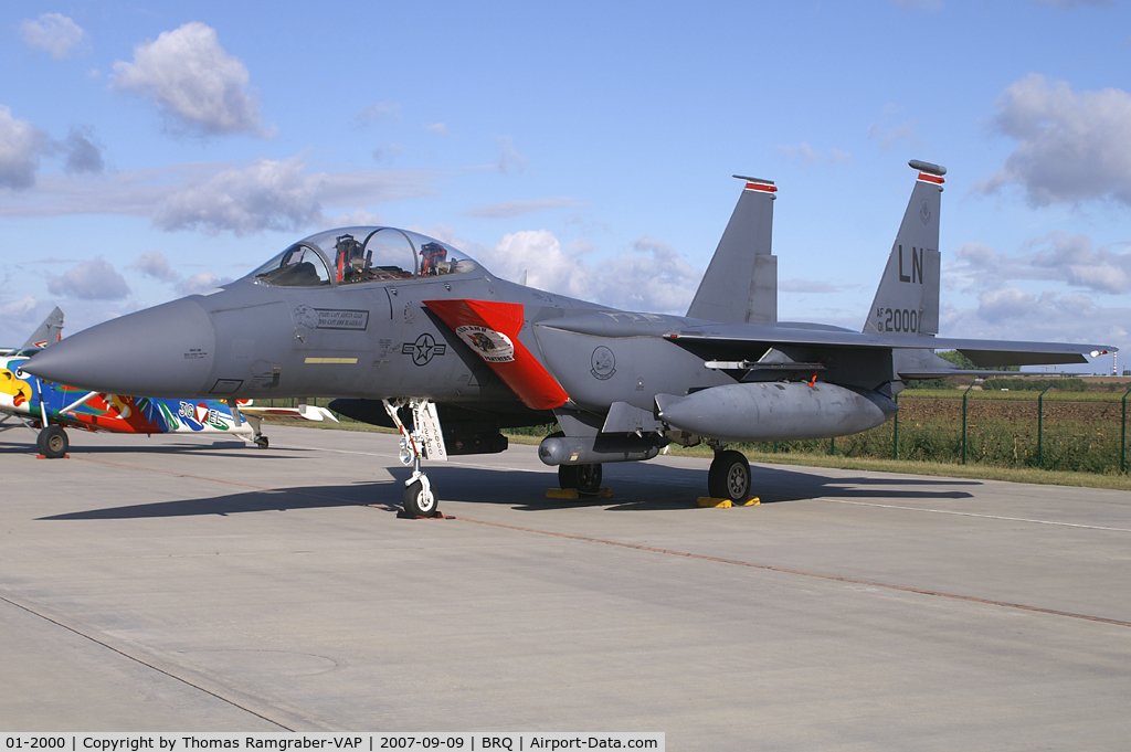 01-2000, 2001 McDonnell Douglas F-15E Strike Eagle C/N 1371/E232, USA - Air Force MDD F15 Eagle