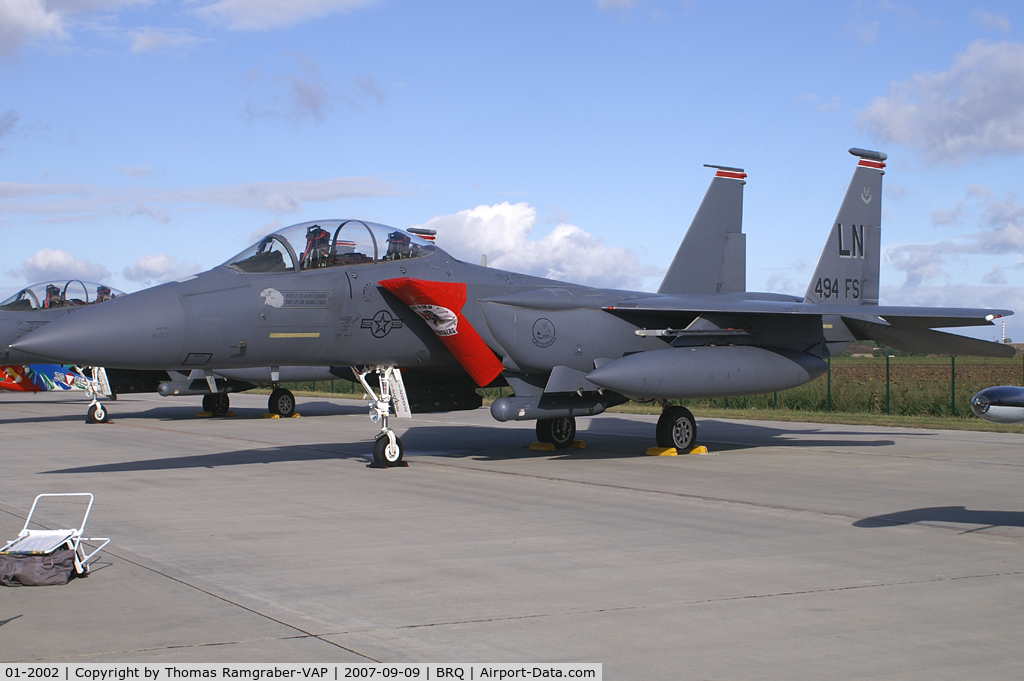 01-2002, 2001 McDonnell Douglas F-15E Strike Eagle C/N 1373/E234, USA - Air Force MDD F15 Eagle