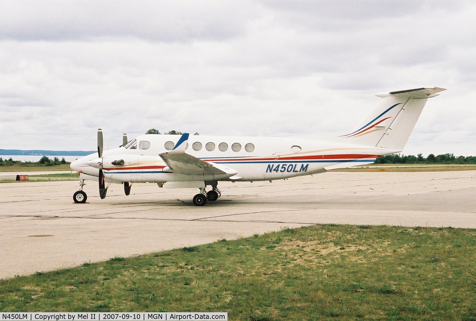 N450LM, 1990 Beech B300 King Air C/N FL-5, Parked @ Harbor Springs Airport (MGN)