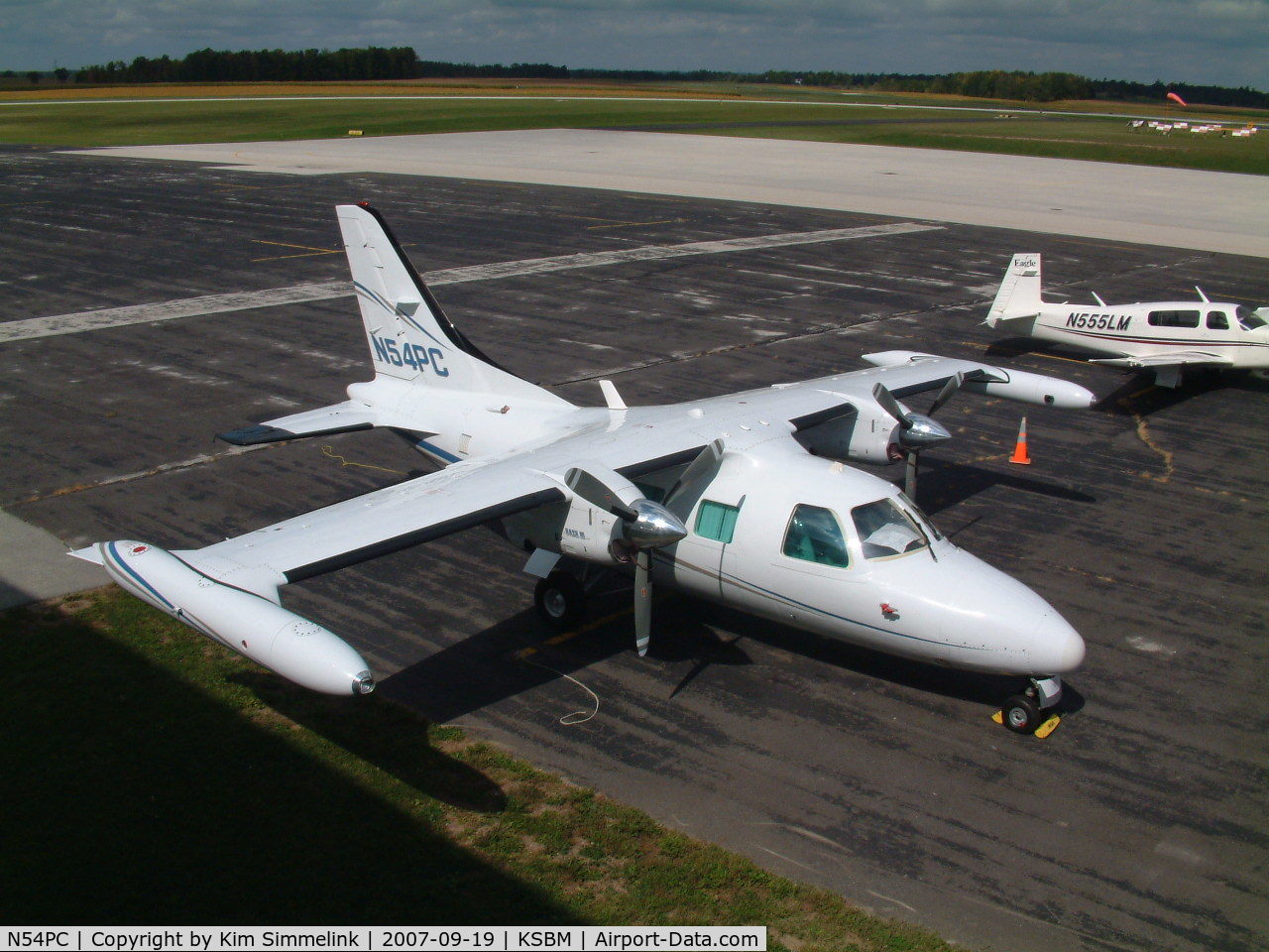 N54PC, 1974 Mitsubishi MU-2B-26 C/N 319, N54PC At KSBM