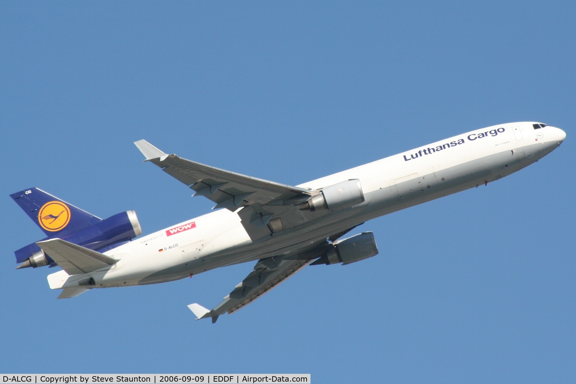 D-ALCG, 1999 McDonnell Douglas MD-11F C/N 48799, Taken at Frankfurt September 2006