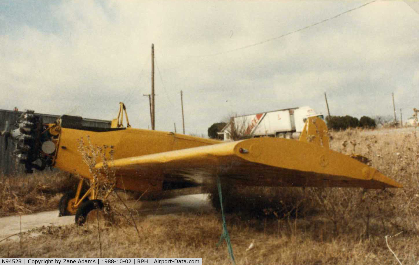 N9452R, 1961 Snow S2A C/N 1088A, Agricultural aircraft