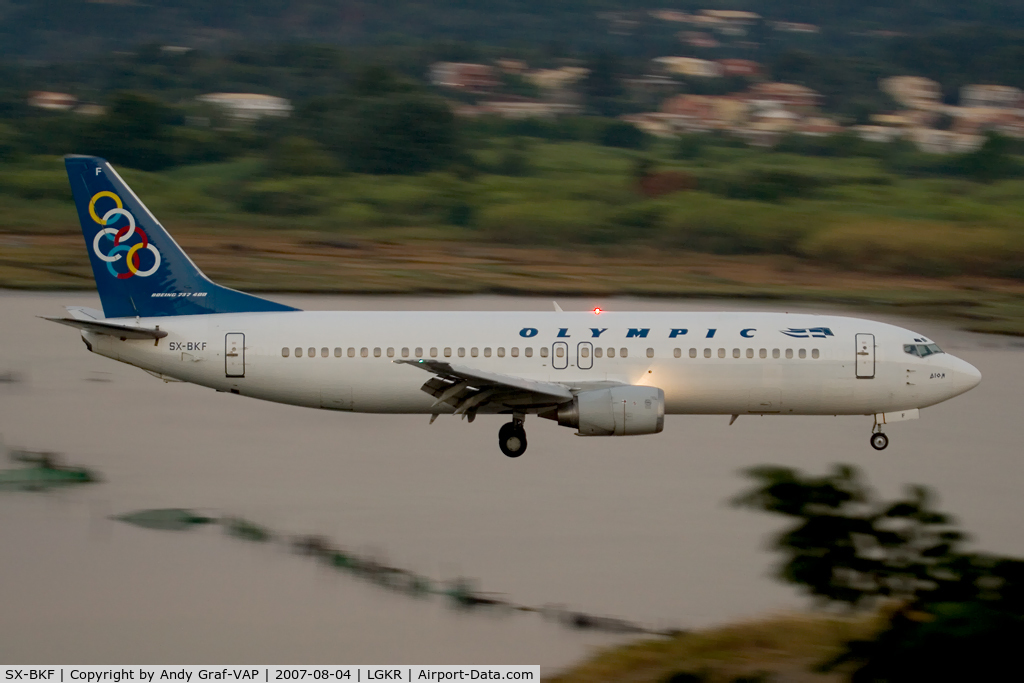 SX-BKF, 1991 Boeing 737-484 C/N 25430, Olympic 737-400