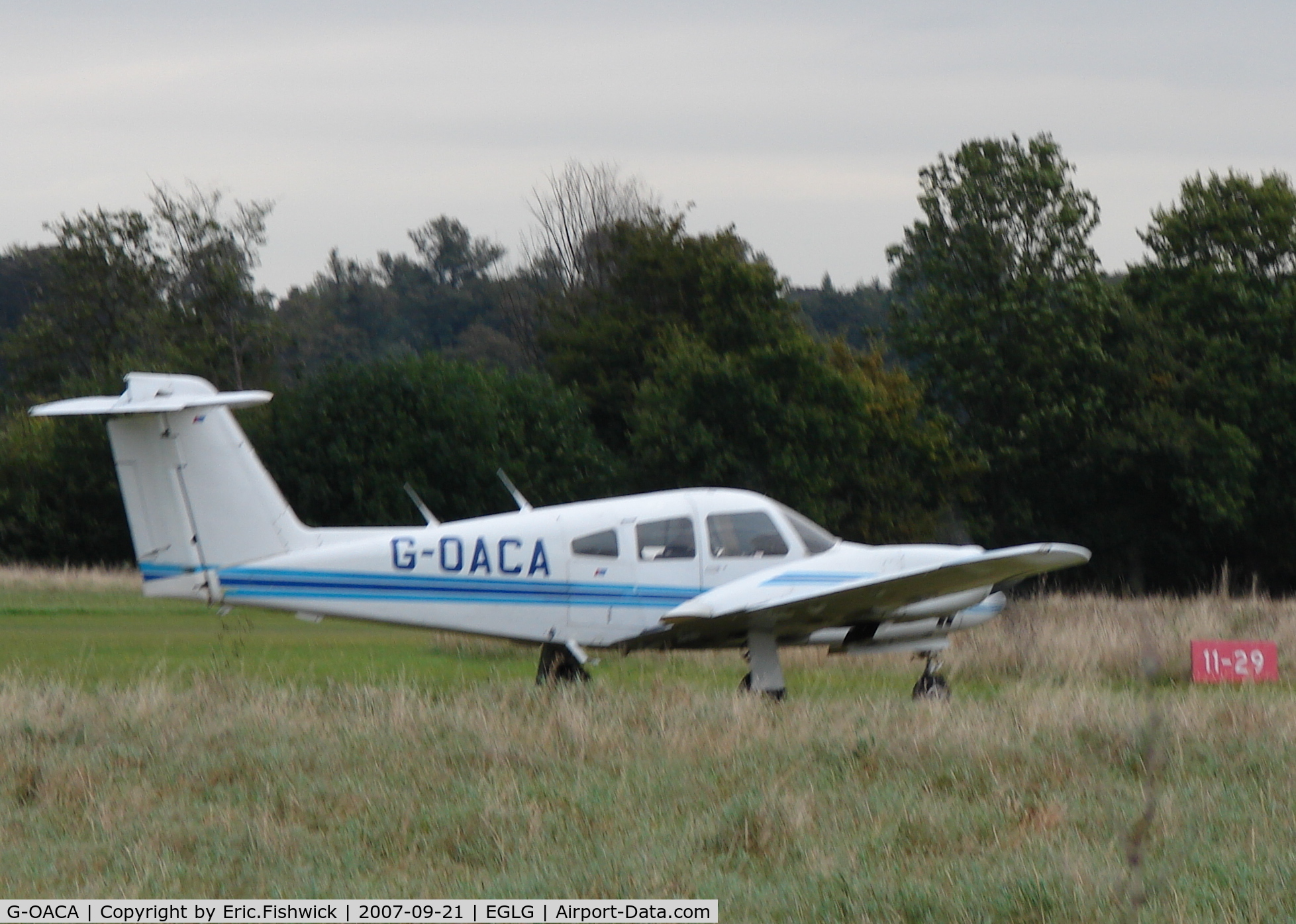 G-OACA, 1979 Piper PA-44-180 Seminole C/N 44-7995202, 2. G-OACA at Panshanger Airfield.