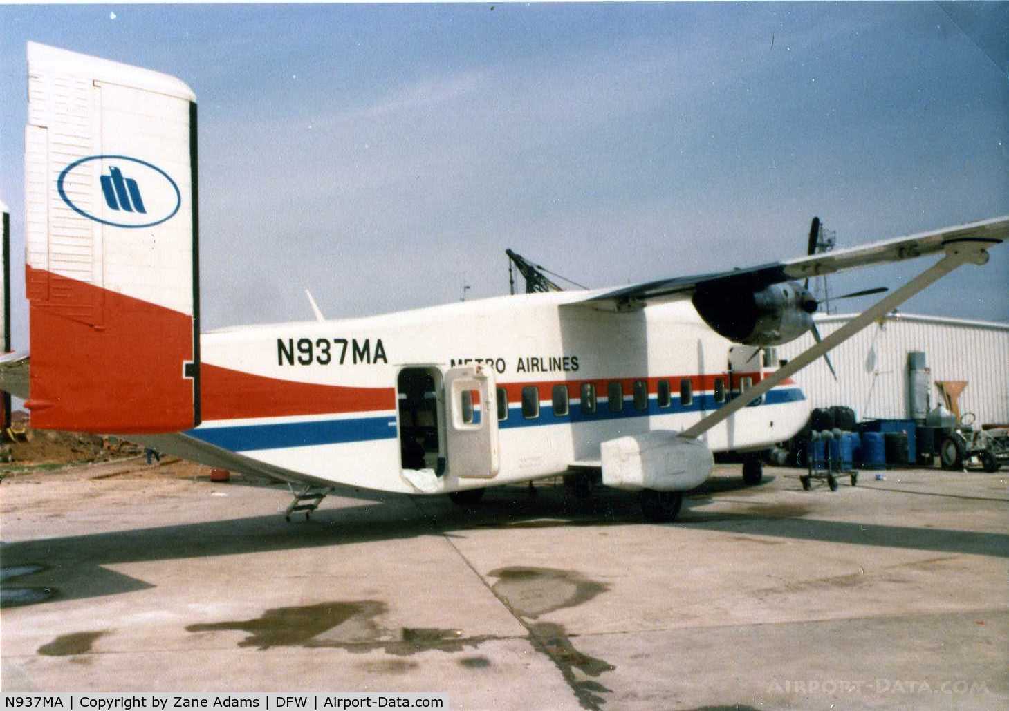 N937MA, 1980 Short SD3-30 C/N SH-3040, Metro Airlines