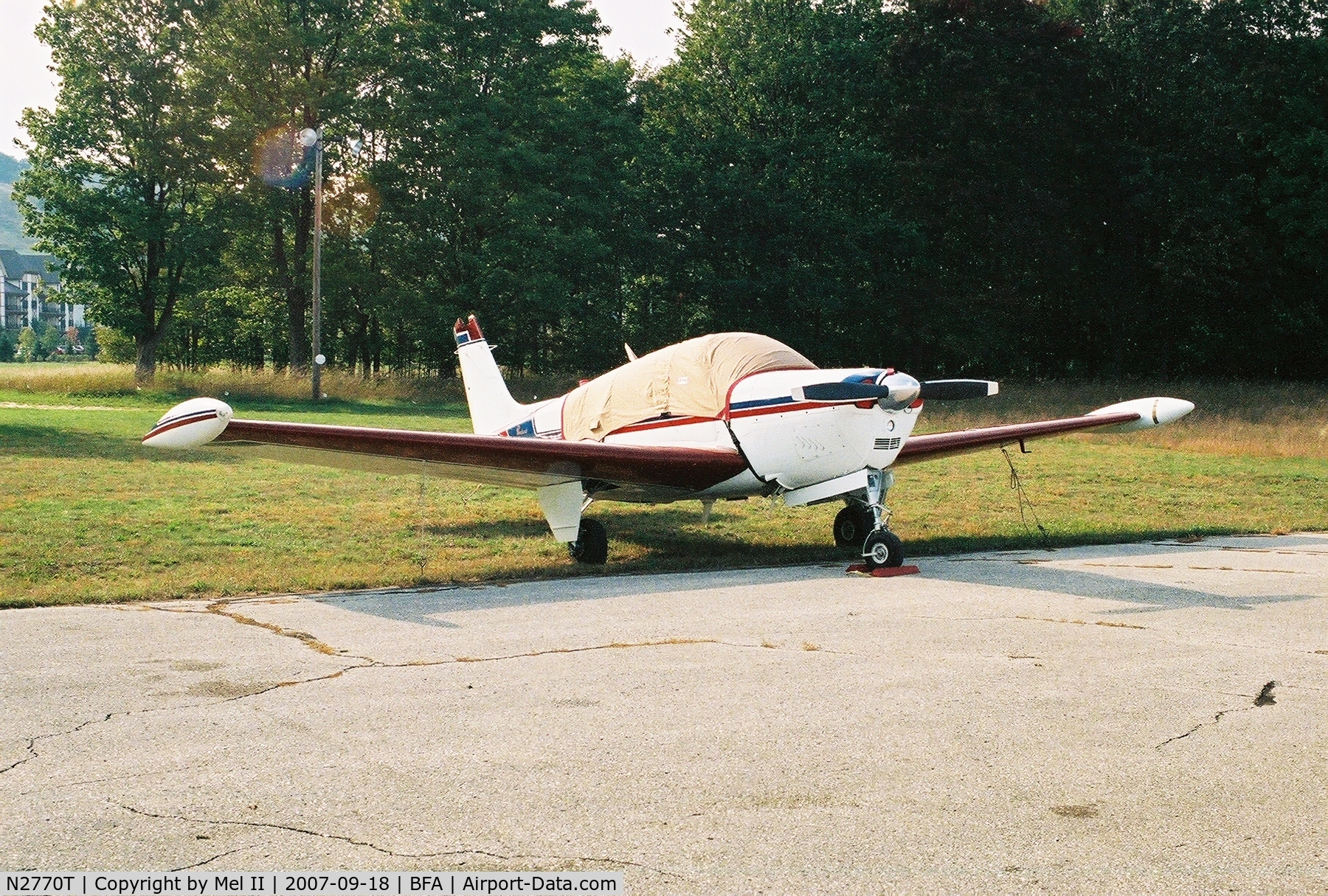 N2770T, 1967 Beech 35-C33 Debonair C/N CD-1104, Parked @ Boyne Mountain Airport (BFA)