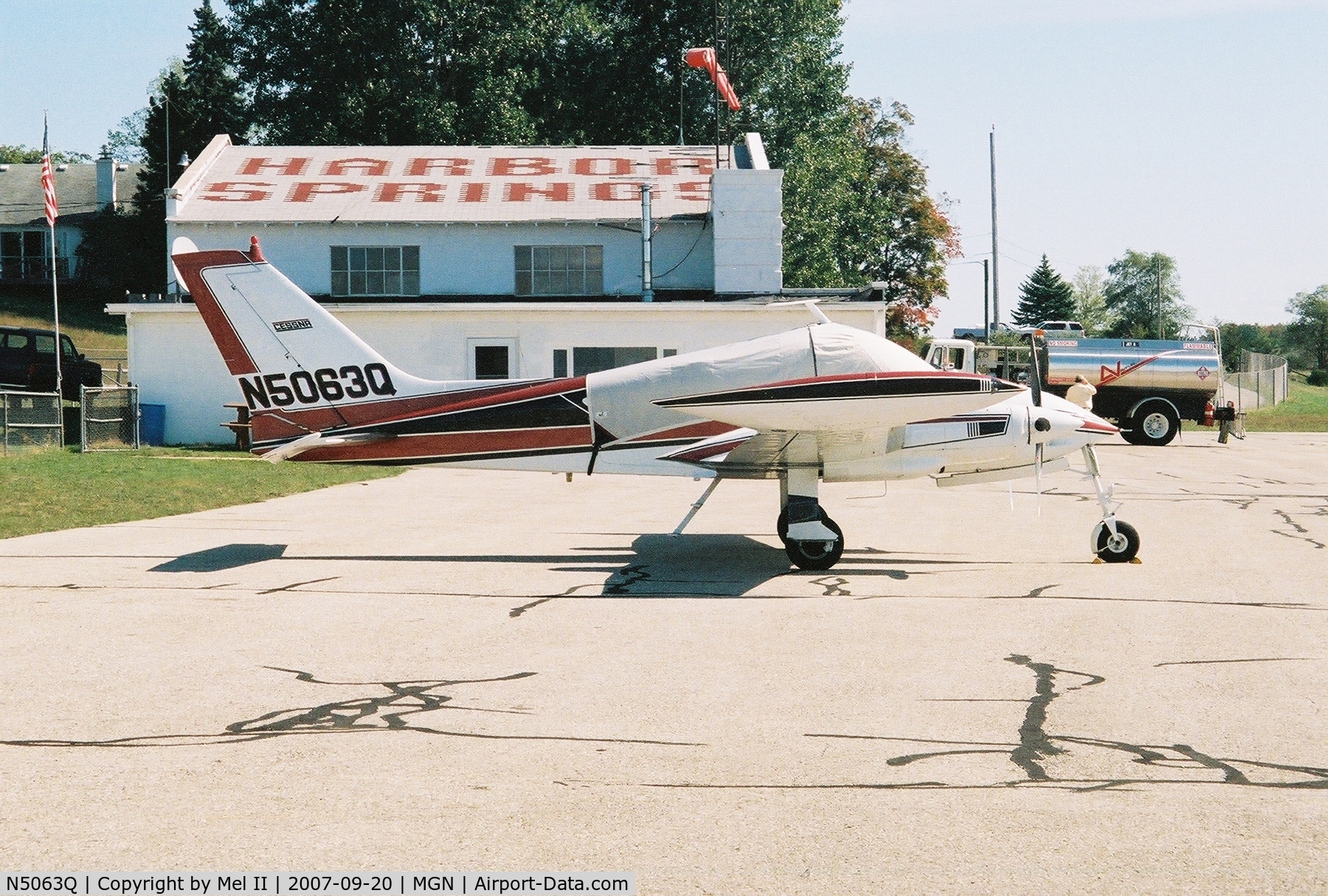N5063Q, 1968 Cessna 310N C/N 310N-0163, Parked @ Harbor Springs Airport (MGN)