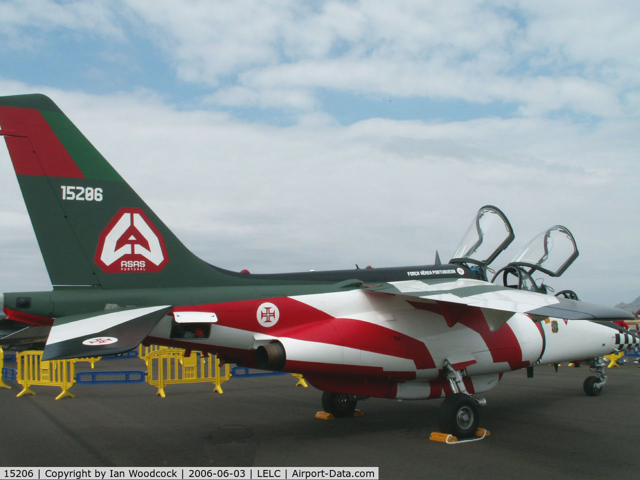 15206, Dassault-Dornier Alpha Jet A C/N 0025, Alpha Jet/Portuguese AF/San Javier,Murcia