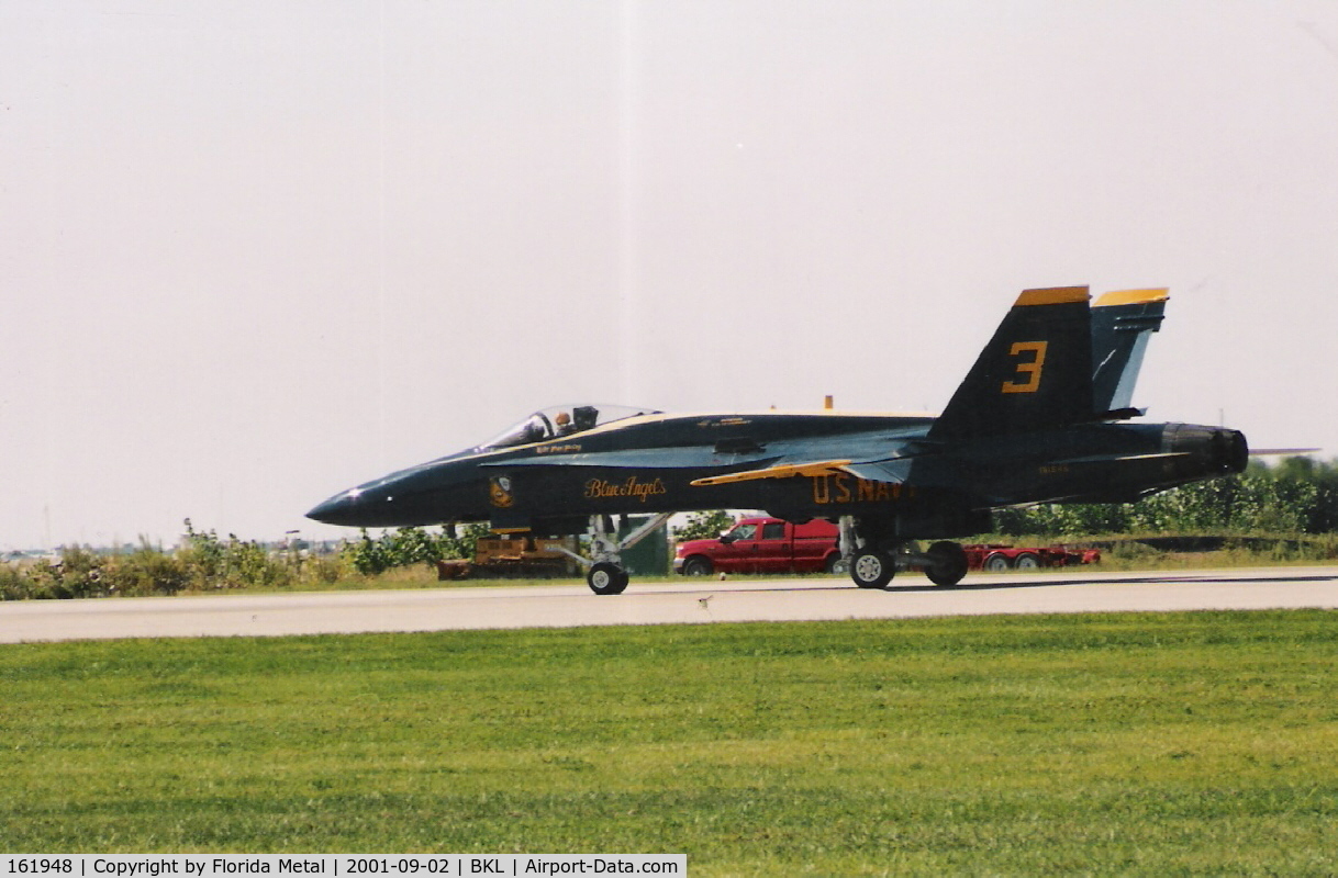 161948, McDonnell Douglas F/A-18A Hornet C/N 0157, Blue Angel 3