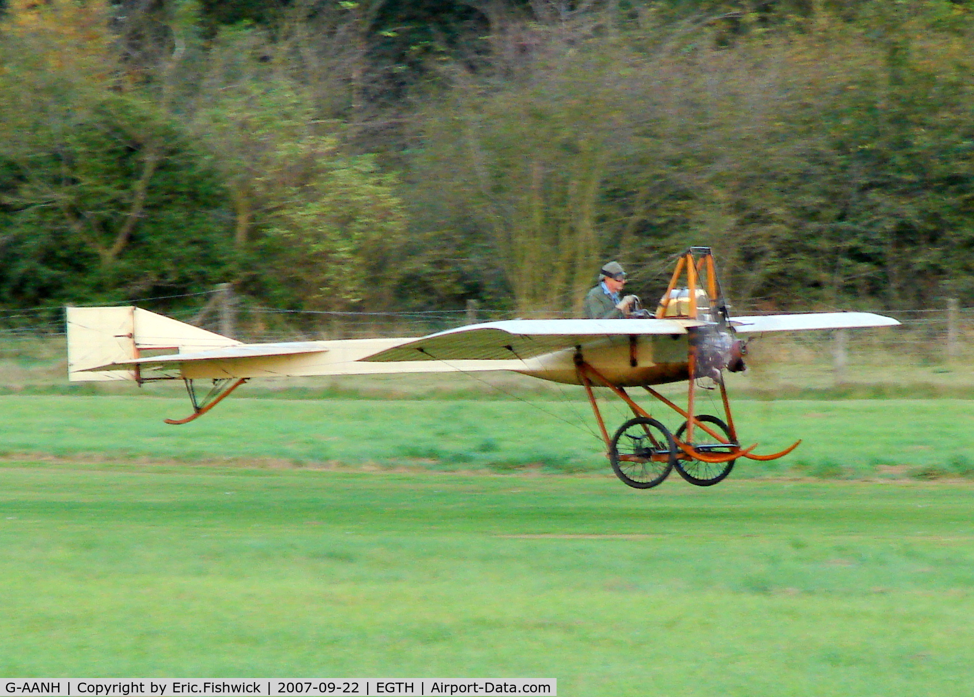 G-AANH, 1910 Deperdussin Monoplane Type D C/N BAPC005, 2. BAPC-4 at Shuttleworth September Air Display (35HP 60MPH)