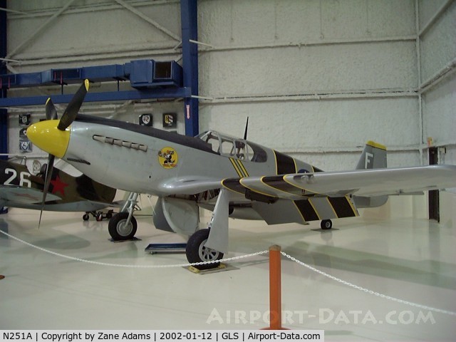 N251A, 1942 North American A-36A Apache C/N 42-83731, In the Lone Star Flight Museum 2002