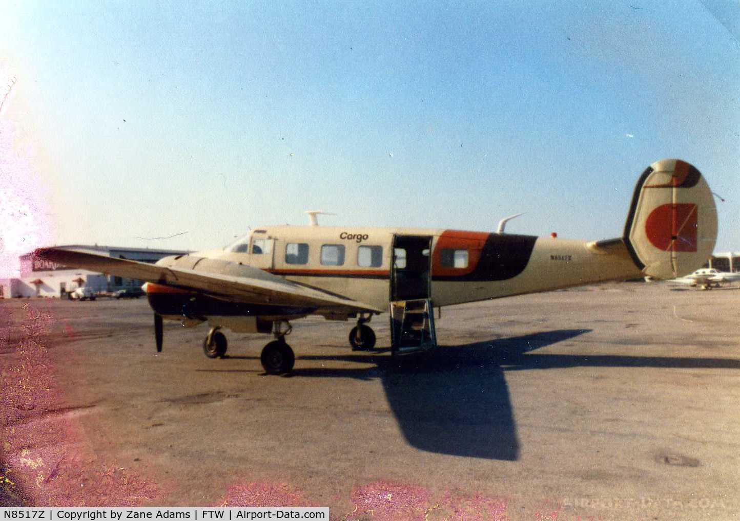 N8517Z, 1947 Beech D18S C/N A-352, At Mecham Field @ 1981