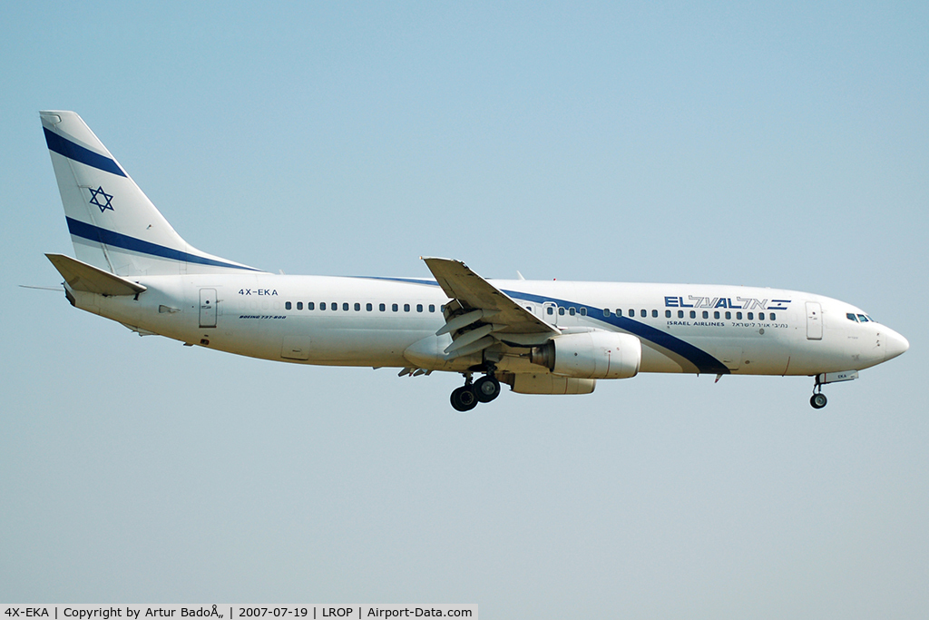 4X-EKA, 1999 Boeing 737-858 C/N 29957, ElAl