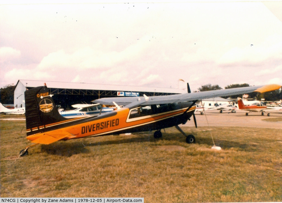 N74CG, 1974 Cessna 180J C/N 18052403, Registered as C-FHIF 