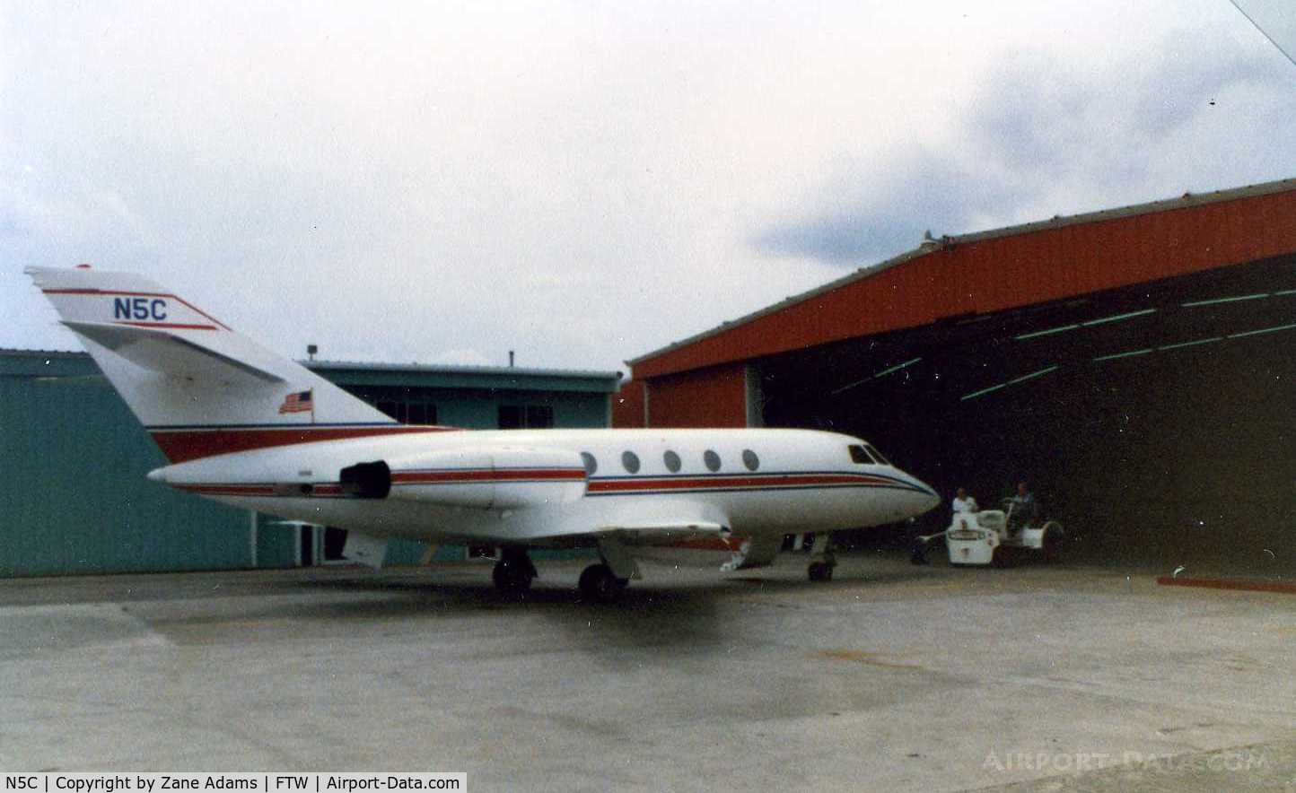 N5C, 1965 Dassault Falcon (Mystere) 20C C/N 17, Hawker at Meacham @1980