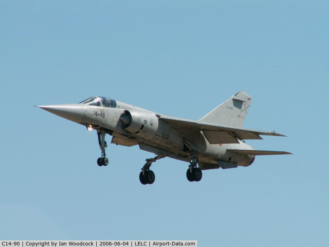 C14-90, Dassault Mirage F.1M C/N SPF190, Dassault Mirage F1M/Spanish AF/San Javier,Murcia