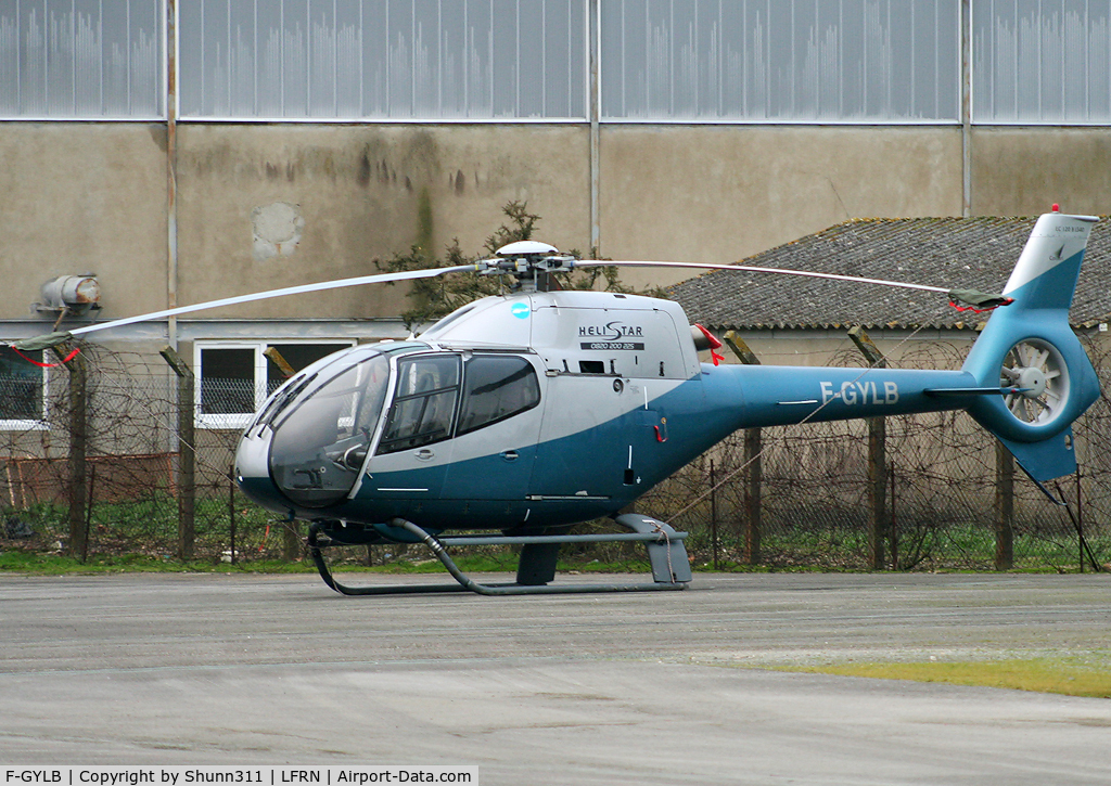 F-GYLB, 2001 Eurocopter EC-120B Colibri C/N 1340, Parked at the airclub hangar