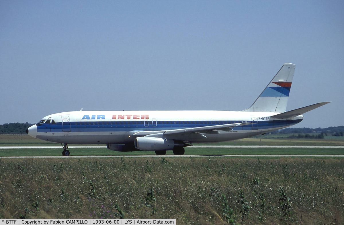 F-BTTF, 1974 Dassault Mercure 100 C/N 6, Air Inter