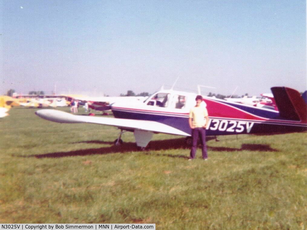 N3025V, 1947 Beech 35 Bonanza C/N D-429, MERFI fly-in - Marion, OH - September 1975