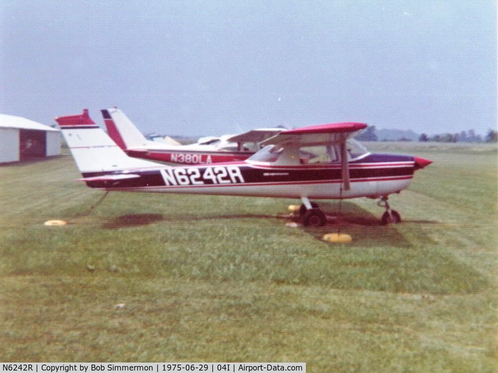 N6242R, 1965 Cessna 150F C/N 15061542, One of the trainer planes used at Columbus SW in the 1970's