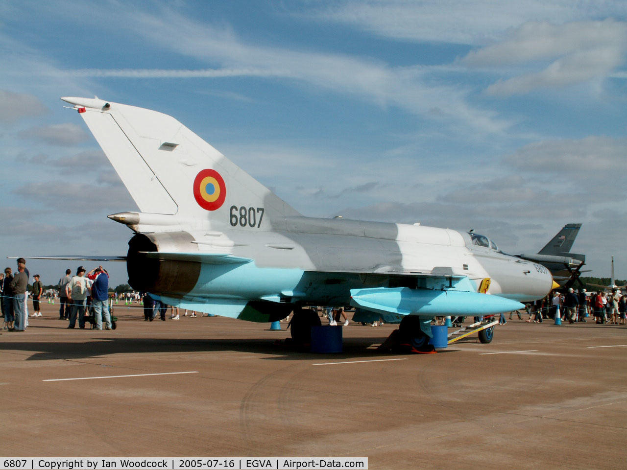 6807, Mikoyan-Gurevich MiG-21MF-75 Lancer C C/N 96006807/0523, Mikoyan-Gurevich MiG-21-MF75/Romanian AF/RAF Fairford