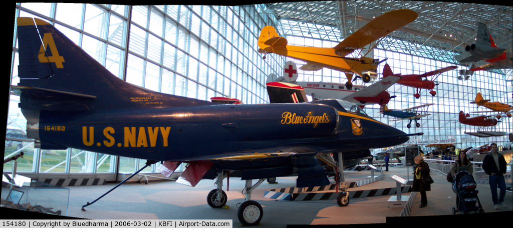 154180, Douglas A-4F Skyhawk C/N 13637, Boeing Museum of Flight Seattle