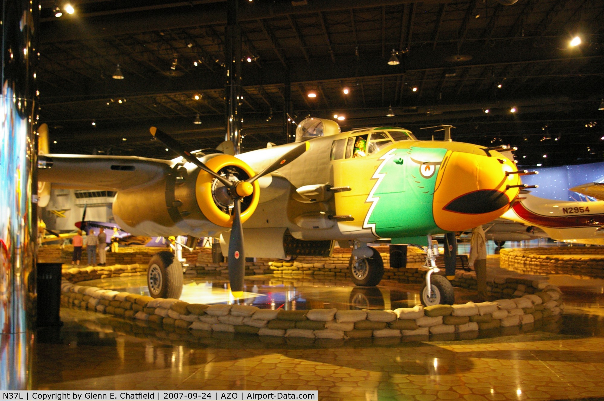 N37L, 1952 North American B-25H Mitchell C/N 98-21900, 43-4899 at the Air Zoo