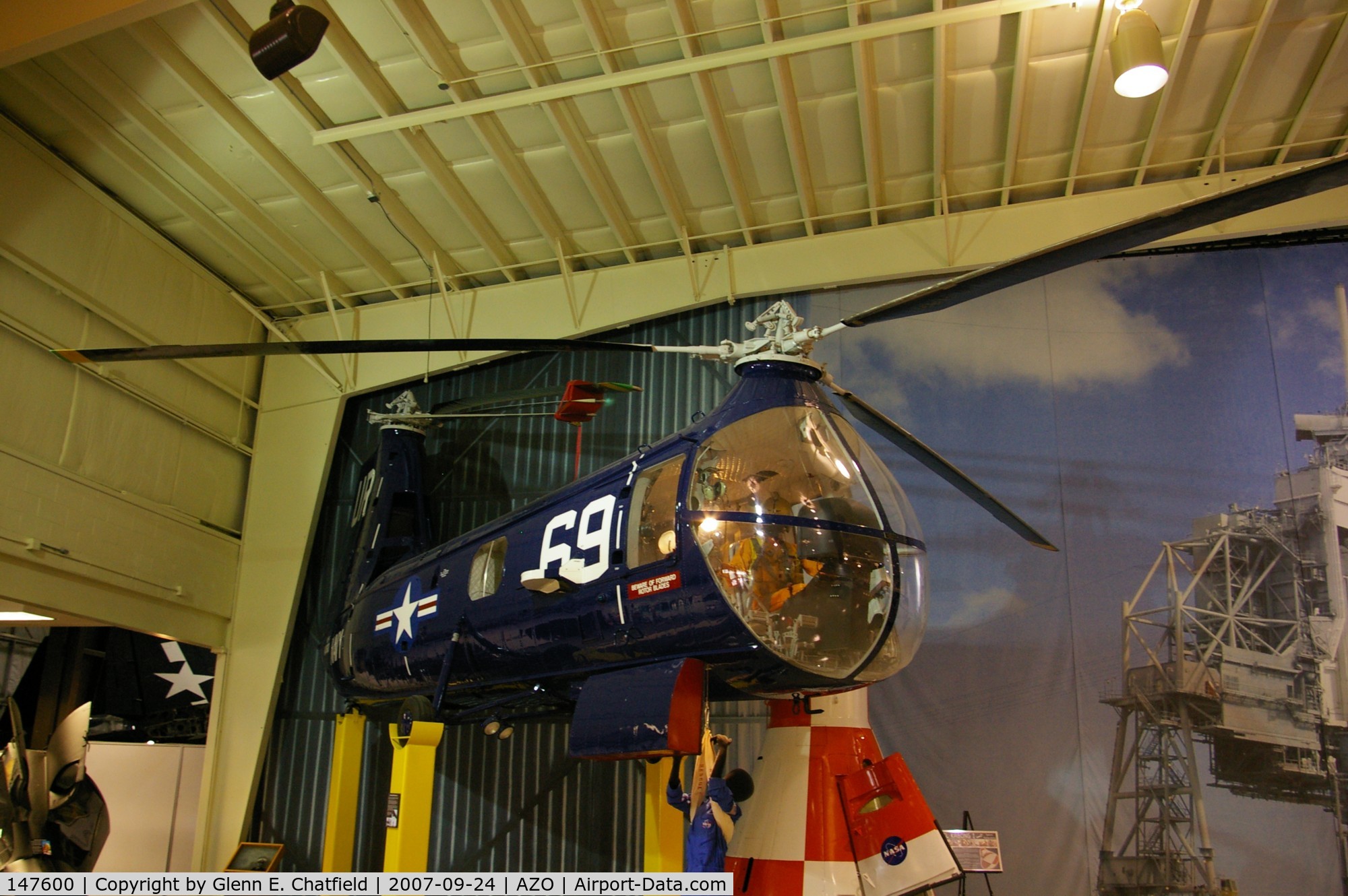 147600, Piasecki HUP-3 Retriever C/N Not found 147600, HUP-3/UH-25C at the Kalamazoo Air Zoo.  Was H-25A 51-16590.  Retrieved John Glenn.