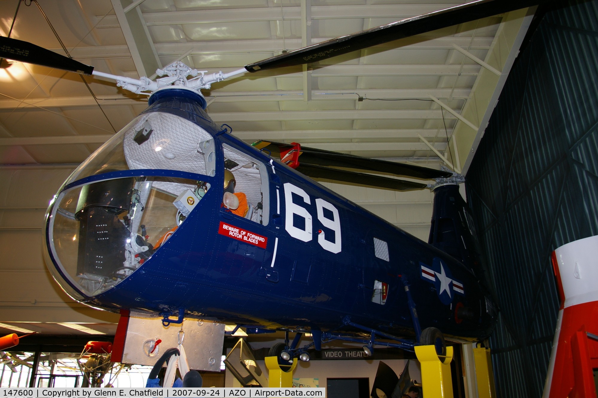 147600, Piasecki HUP-3 Retriever C/N Not found 147600, HUP-3/UH-25C at the Kalamazoo Air Zoo.  Was H-25A 51-16590.  Retrieved John Glenn.